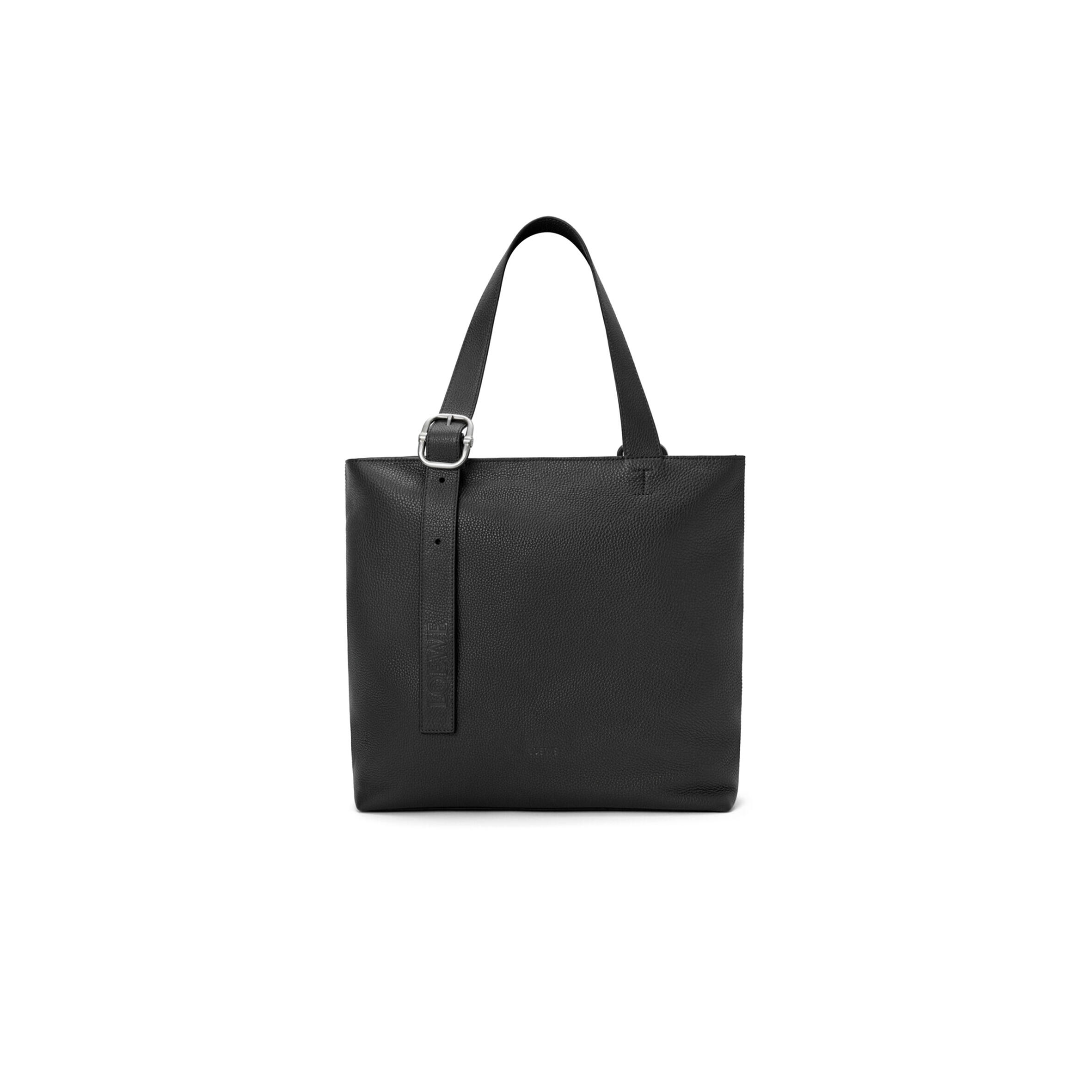 LOEWE LOOP ZIPPED TOTE IN SUPPLE GRAINED CALFSKIN BB22LTTX01 (35*35*10cm)